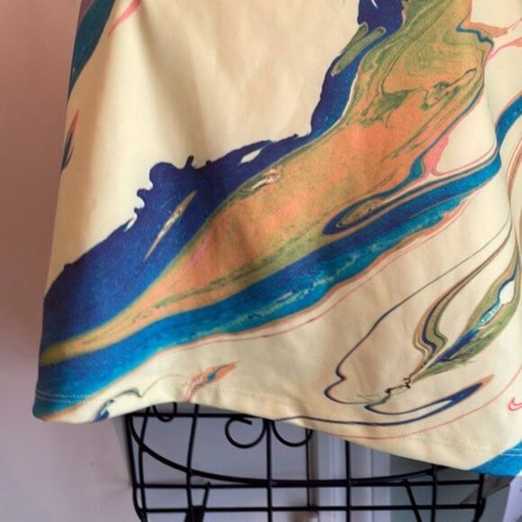 Nike Yellow Sportswear Air Cropped Tank Top XL - Picture 2 of 8